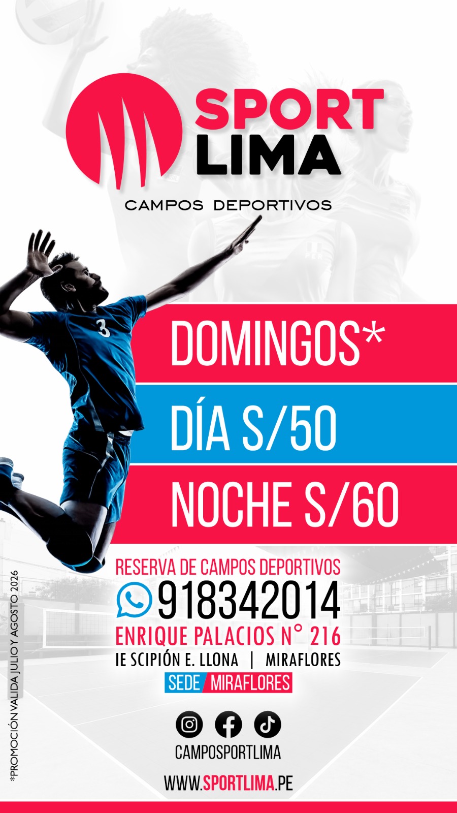 Promoción del Domingo Sport Lima